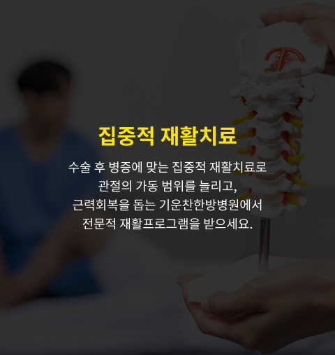 집중적 재활치료 설명